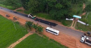 Obras de pavimentação asfáltica avançam na RO-135