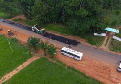 Obras de pavimentação asfáltica avançam na RO-135